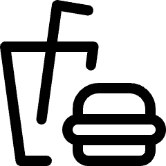 Fast Food Burger Drink Icon from Ultimate Regular Set