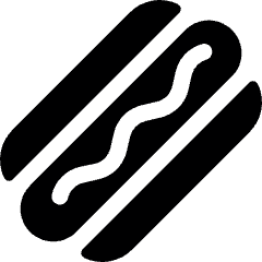 Fast Food Hot Dog Icon from Ultimate Bold Set