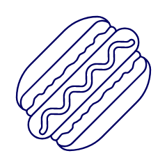 Hotdog 1 Illustration from UX Line Set