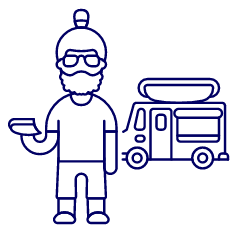 Hotdog Truck 1 Illustration from UX Line Set