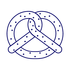 Pretzel Illustration from UX Line Set