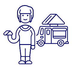 Sandwich Truck 1 Illustration from UX Line Set
