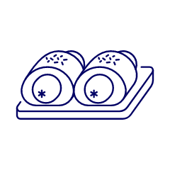 Sausage Bun Illustration from UX Line Set