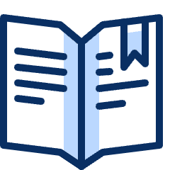 Book Open Bookmark 3 Icon from Cyber Duotone Set