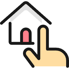 Real Estate Favorite House Choose Icon from Ultimate Colors Set