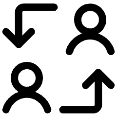 Switch Account 1 Icon from Ultimate Regular Set