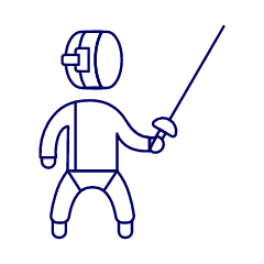 Sports Swordsmanship 2 Illustration from UX Line Set