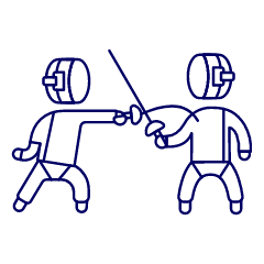 Sports Swordsmanship 3 Illustration from UX Line Set