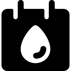 Period Calendar 2 Icon from Ultimate Bold Set