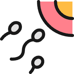 Pregnancy Sperm Icon from Ultimate Colors Set
