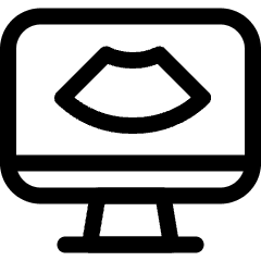 Pregnancy Ultrasound Icon from Ultimate Regular Set