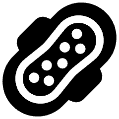 Sanitary Pad 2 Icon from Ultimate Bold Set