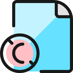 File Copyright C 1 Icon from Ultimate Colors Set
