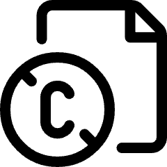File Copyright C 1 Icon from Ultimate Regular Set