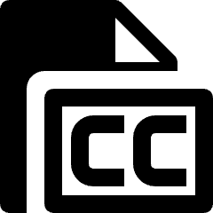 File Copyright Cc Creative Common Icon from Nova Solid Set