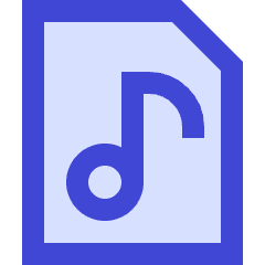 Audio File Icon from Sharp Duo Set