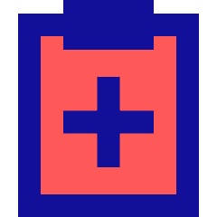 Clipboard Add Icon from Sharp Pop Set