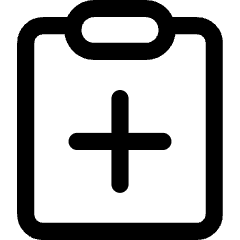 Clipboard Add Icon from Core Line Set