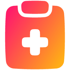 Clipboard Add Icon from Plump Gradient Set