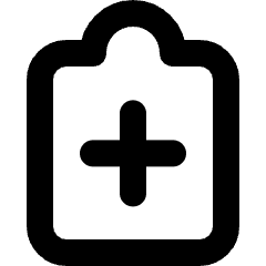 Clipboard Add Icon from Micro Line Set