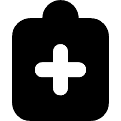 Clipboard Add Icon from Micro Solid Set
