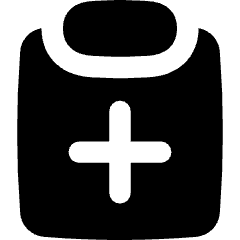 Clipboard Add Icon from Flex Solid Set