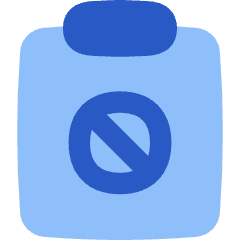 Clipboard Block Icon from Flex Flat Set