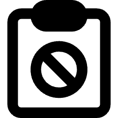 Clipboard Block Icon from Core Remix Set