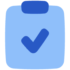 Clipboard Check Icon from Plump Flat Set