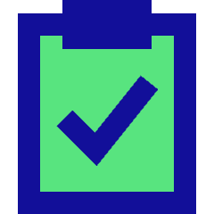 Clipboard Check Icon from Sharp Pop Set