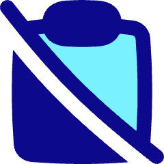 Clipboard Content Paste Off Icon from Flex Pop Set