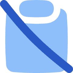Clipboard Content Paste Off Icon from Flex Flat Set