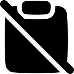 Clipboard Content Paste Off Icon from Plump Solid Set