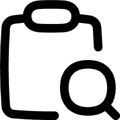 Clipboard Content Paste Search Icon from Flex Line Set