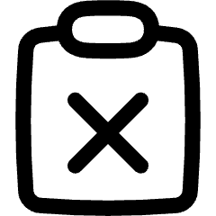 Clipboard Delete Icon from Flex Line Set