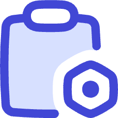 Clipboard Preferences Bolt Icon from Flex Duo Set
