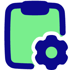 Clipboard Preferences Gear Icon from Plump Pop Set