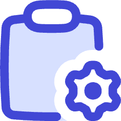 Clipboard Preferences Gear Icon from Flex Duo Set