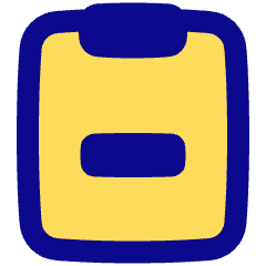 Clipboard Remove Icon from Plump Pop Set