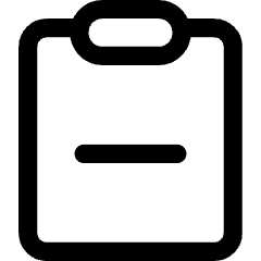 Clipboard Remove Icon from Core Line Set
