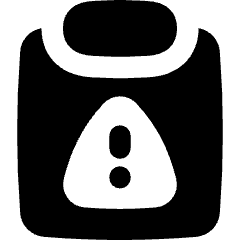 Clipboard Task Alert Icon from Flex Solid Set