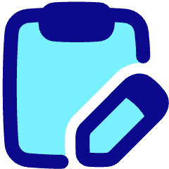Clipboard Task Note Edit Icon from Plump Pop Set