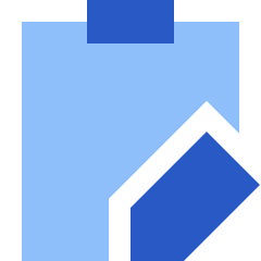 Clipboard Task Note Edit Icon from Sharp Flat Set