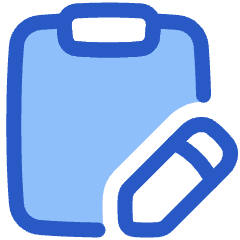 Clipboard Task Note Edit Icon from Plump Duo Set