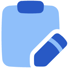Clipboard Task Note Edit Icon from Plump Flat Set