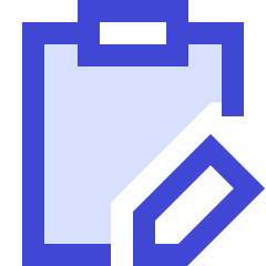 Clipboard Task Note Edit Icon from Sharp Duo Set