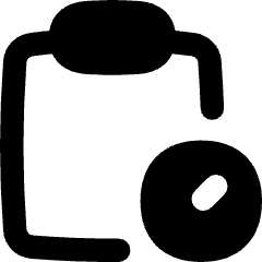 Clipboard Task Pending Action Icon from Flex Remix Set