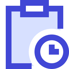 Clipboard Task Pending Action Icon from Sharp Duo Set