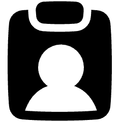 Clipboard Task Person In Charge Icon from Plump Solid Set