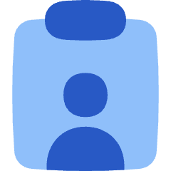 Clipboard Task Person In Charge Icon from Flex Flat Set